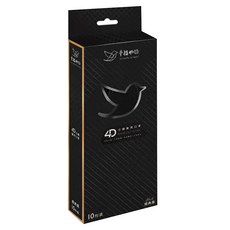 明基健康生活 幸福物語 4D立體成人醫用口罩 204 x 84mm, 10片, 1盒, 經典黑