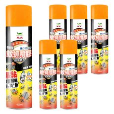 鱷魚 蚊蠅噴膠, 600ml, 6瓶