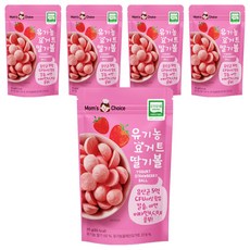 맛있는풍경 유기농 요거트 딸기볼, 딸기맛, 20g, 5개
