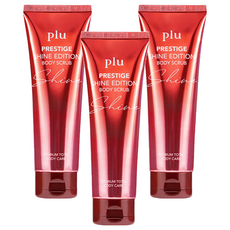 plu 璀璨亮澤身體香氛磨砂膏, 180g, 3條