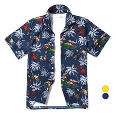 DAKUANG 男款夏威夷風短袖襯衫 sh3029