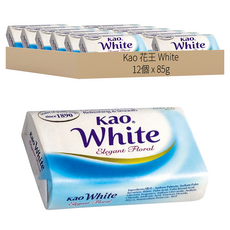 Kao 花王 White 香皂 優雅花香, 85g, 12個