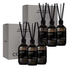 코코도르 프리미엄 디퓨저 + 섬유스틱 7p, 양재동꽃시장, 500ml, 6개