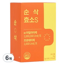 Huons 酵素S 30包, 6個, 90g