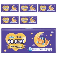 스너글스 허니드림 팬티형 기저귀 남녀공용, 점보형(2XL), 192매