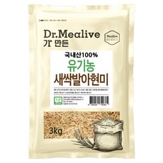 밀리브 유기농 새싹 발아현미, 3kg, 1개