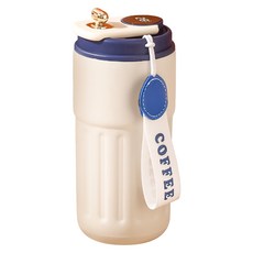 小麥購物 智能顯溫保溫杯 C619 214g, 1個, 450ml, 時尚藍