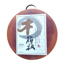 東源益 桃心木砧板, 圓 木色, 1個