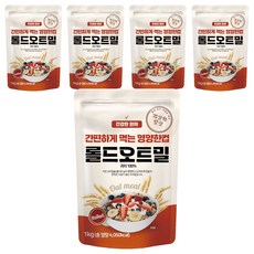 DGFARM 即食大燕麥片, 1kg, 5個