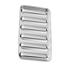 Level Goods 304不鏽鋼副食品香腸模具 6格, 銀色, 1個