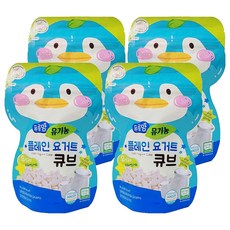 오가닉스토리 푸름맘 유기농 요거트 큐브, 4개, 플레인 요거트맛, 16g