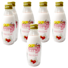 台東初鹿 草莓保久牛乳飲品，乳質濃郁可口美味，乳含量50%以上, 250ml, 6瓶