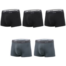 PANTONE 男士平口褲5件組