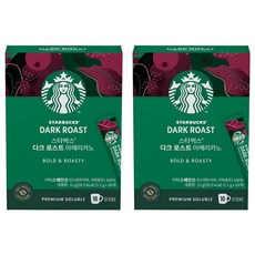 STARBUCKS 星巴克 即溶深焙美式咖啡隨身包, 1.1g, 10條, 2盒