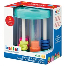 BATTAT 美國感統玩具 形狀發響盒 18個月以上, 1盒