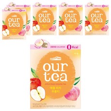 아워티 애플 피치 우롱티, 11.6g, 8개입, 6개