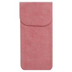 BOHO 羅技 K380 藍牙鍵盤麂皮保護套/收納包, 1個, 靛藍粉紅色