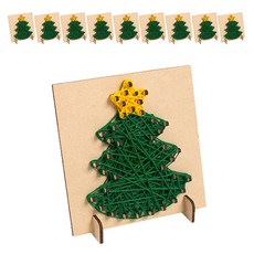 minhwashop 聖誕釘線畫樹, 10個, 混合顏色