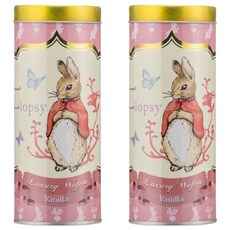 彼得兔豪華威化捲心酥 香草口味, 100g, 2罐