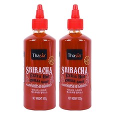 Thasia 是拉差特辣辣椒醬 辣椒含量68%, 2個, 500g