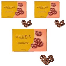 GODIVA 牛奶巧克力蝴蝶餅, 71g, 3個