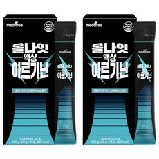 meditree All night精胺酸補充飲隨身包 15包入, 2個, 300克