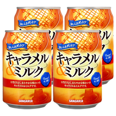SANGARIA 焦糖牛奶風味飲料, 4罐, 264ml