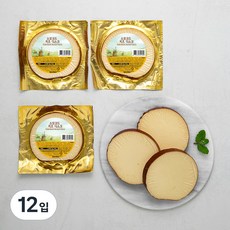 스모크 디스크 치즈, 100g, 1개입, 12개