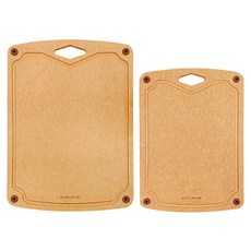 GOLD LIFE 酷澎獨家款 高密度不吸水木纖維砧板 款式隨機, 1組, 大砧板 + 中砧板