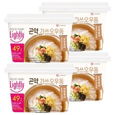 대상 라이틀리 곤약 가쓰오우동, 217g, 4개