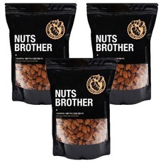 NUTS BROTHER 烤杏仁果, 500g, 3包