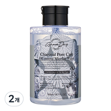 Grace Day 竹炭控油潔膚水, 500ml, 2瓶