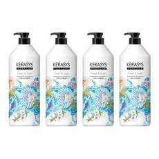케라시스 퍼퓸 케어 샴푸 프레쉬 앤 러쉬, 1L, 4개