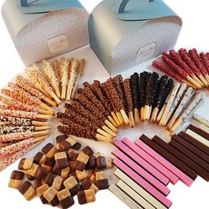 쿠킹스토리 핸드메이드 초코스틱만들기 DIY 세트, 구성품 18종, 1세트