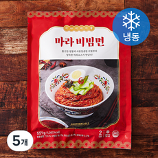 어나더테이블 마라 비빔면 2인분 (냉동), 551g, 5개