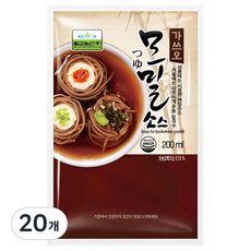 모밀 소스 파우치, 200ml, 20개