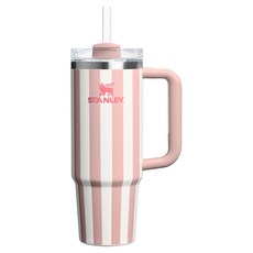스탠리 퀜처 H2.0 플로우 스테이트 텀블러, 피치휩스트라이프글로스, 887ml, 1개