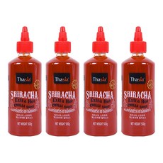 Thasia 是拉差特辣辣椒醬 辣椒含量68%, 4個, 500g