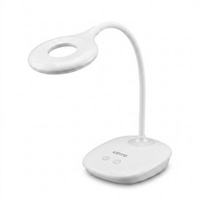 Kinyo 高亮度USB充電式檯燈 PLED-415, 白色