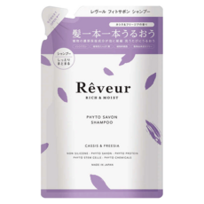 Reveur 芮芙茹 植物性洗髮露 黑加侖+小蒼蘭 補充包, 400ml, 1包