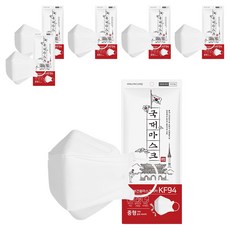 황사 미세먼지 국대마스크 중형 KF94, 5개입, 6개, 흰색