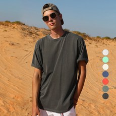 플루크 남녀공용 통기성 new 피그먼트 반팔티셔츠 FST701