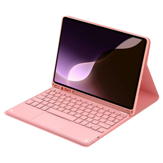 DTAudio iPad磁吸式藍牙鍵盤保護套 11吋, 粉色, 1個, BKP-11-P