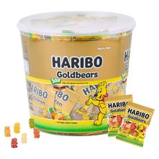 HARIBO 哈瑞寶 黃金小熊造型酸味軟糖, 1罐, 870g