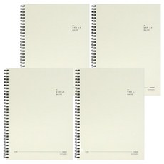 morning glory 線圈 3500 精裝硬殼 16開 左翻 簡約SP 橫線筆記本, 隨機出貨, 4個