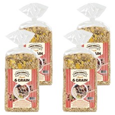 MEGA HARVEST 德國天然什錦穀片 6種穀物, 1kg, 4包