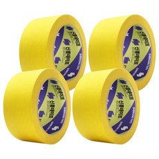 Shin Hung 黃色遮蔽膠帶 48mm x 40m, 4個