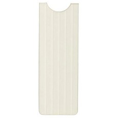 沐慕家居 珪藻土水龍頭吸水墊 水龍頭柱孔直徑7cm, 60 x 10cm, 白色, 1個