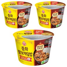 OTOKI 不倒翁 中華八寶菜蓋飯碗裝, 310g, 3入