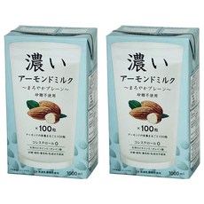 筑波乳業 杏仁飲 香醇原味 無糖, 2個, 1L